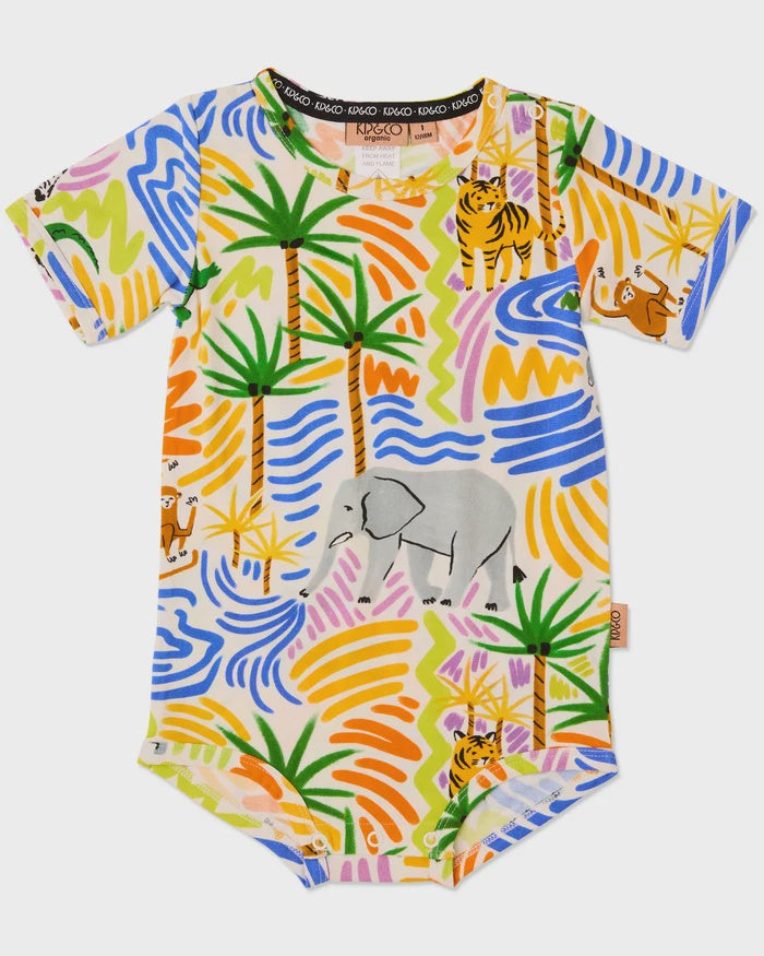 Savannah Organic Short Sleeve Romper