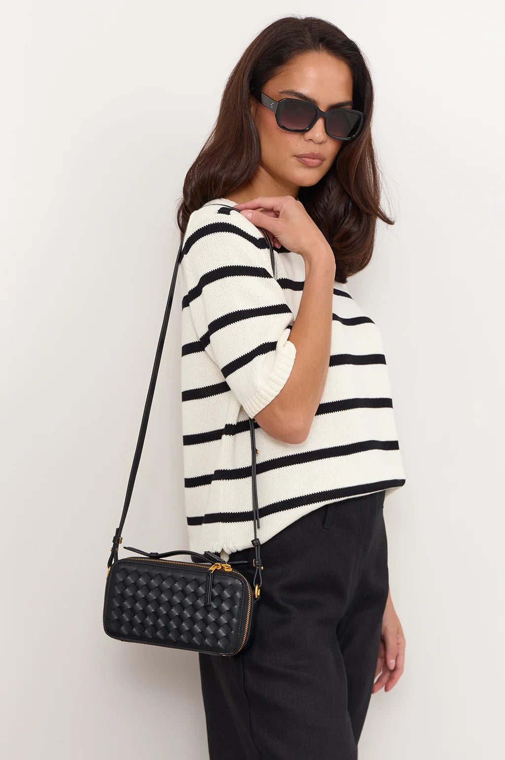 Sawyer Plaited Crossbody Bag