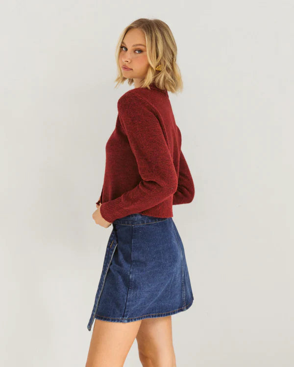 Scarlet Knit Cardi