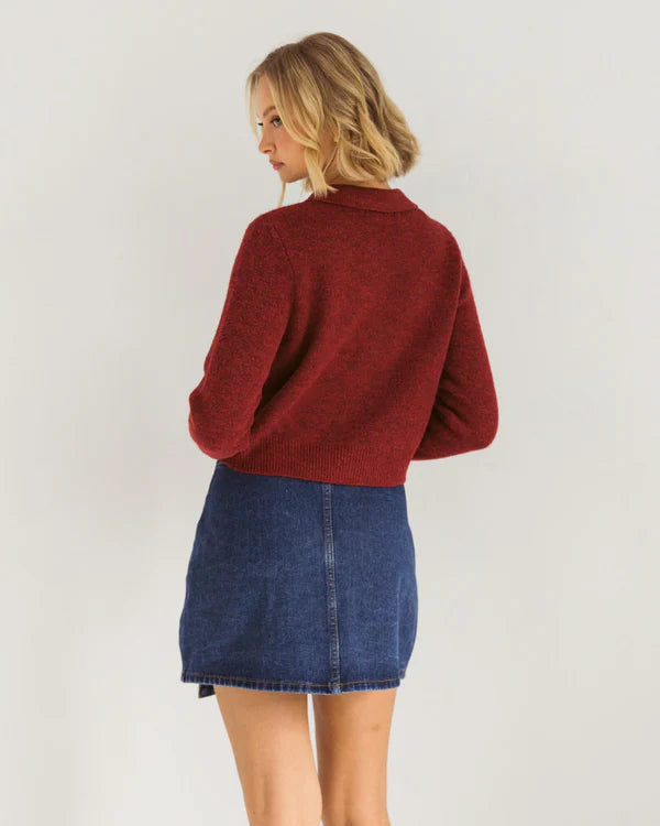 Scarlet Knit Cardi