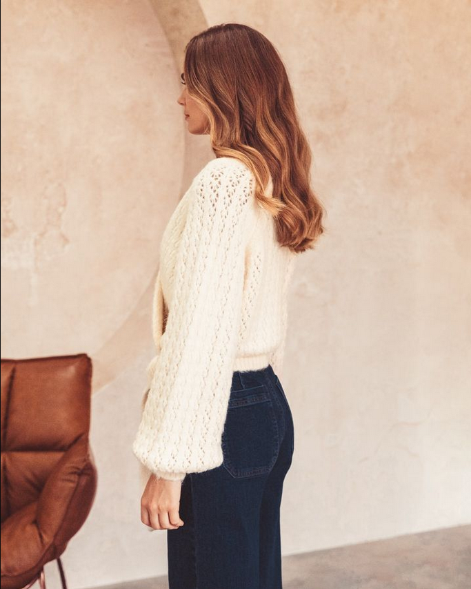 Scarlett Knit Wrap Top