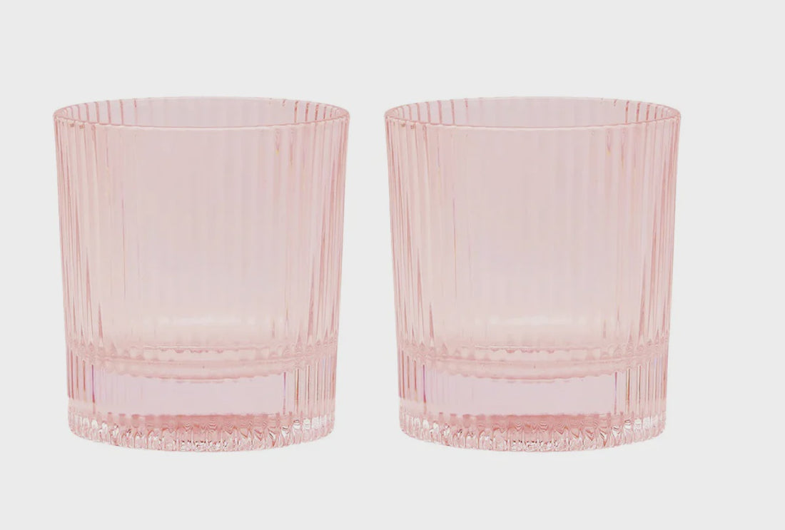 Scout Blush Lowball Glasses - Set of 2