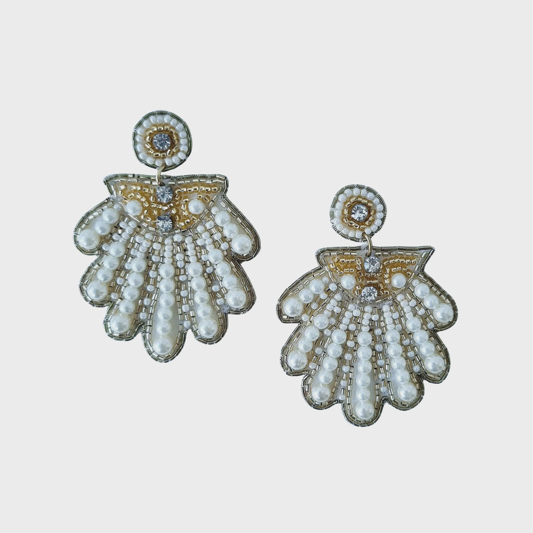Seashell Beaded Earrings