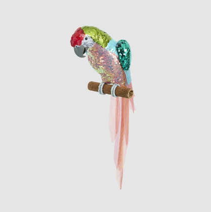 Shimma Sequin Parrot Decoration