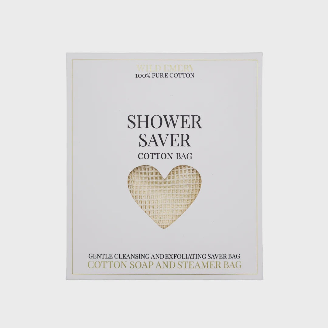 Shower Saver Cotton Bag