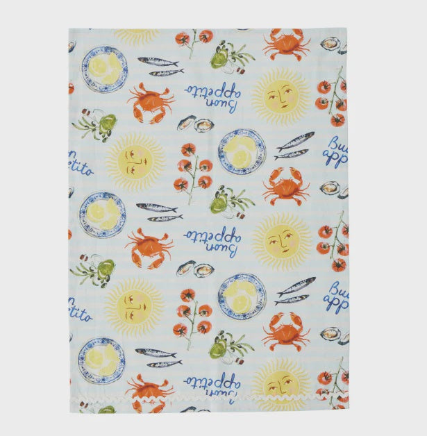 Sicily Cotton Tea Towel