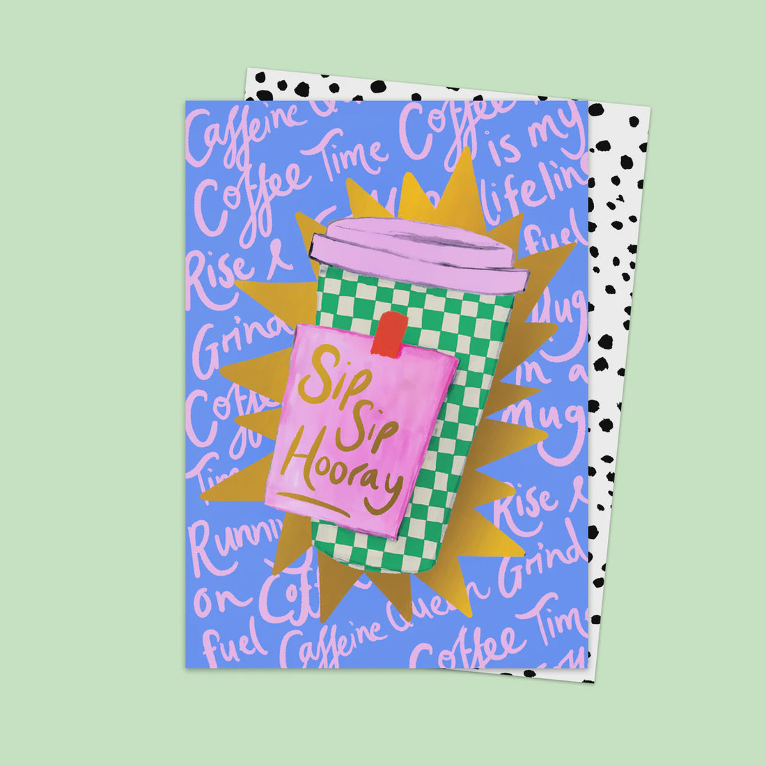 Sip Sip Hooray Greeting Card