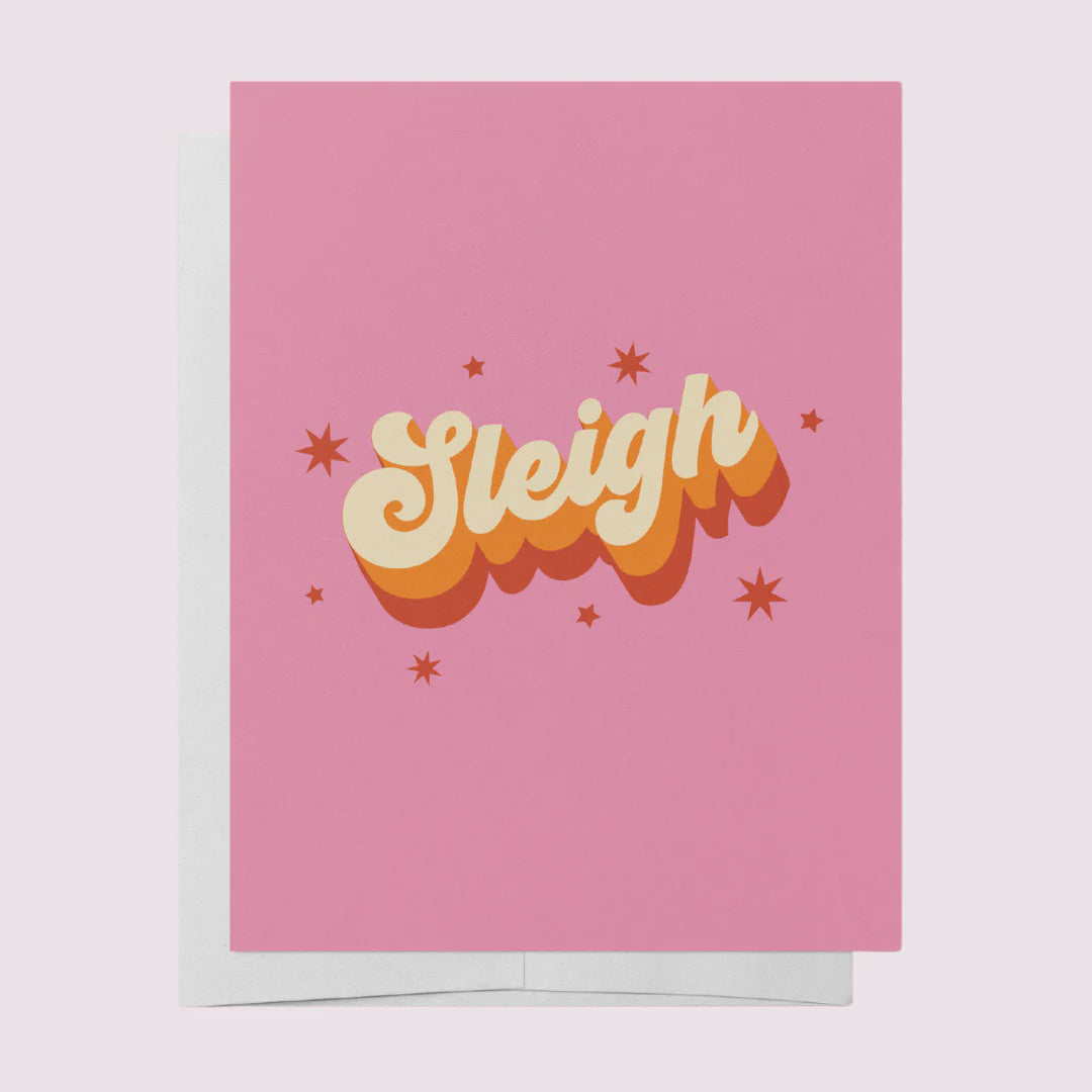 Sleigh Greeting Card