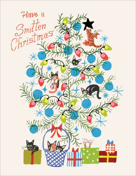 Smitten Christmas Greeting Card