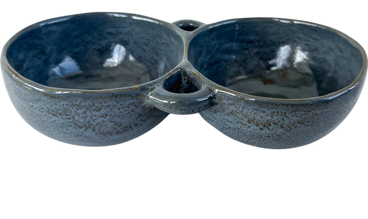 Ceramic Snacker - Grey Blue