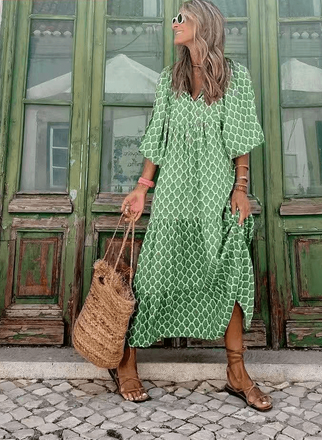 Solana Dress - Green
