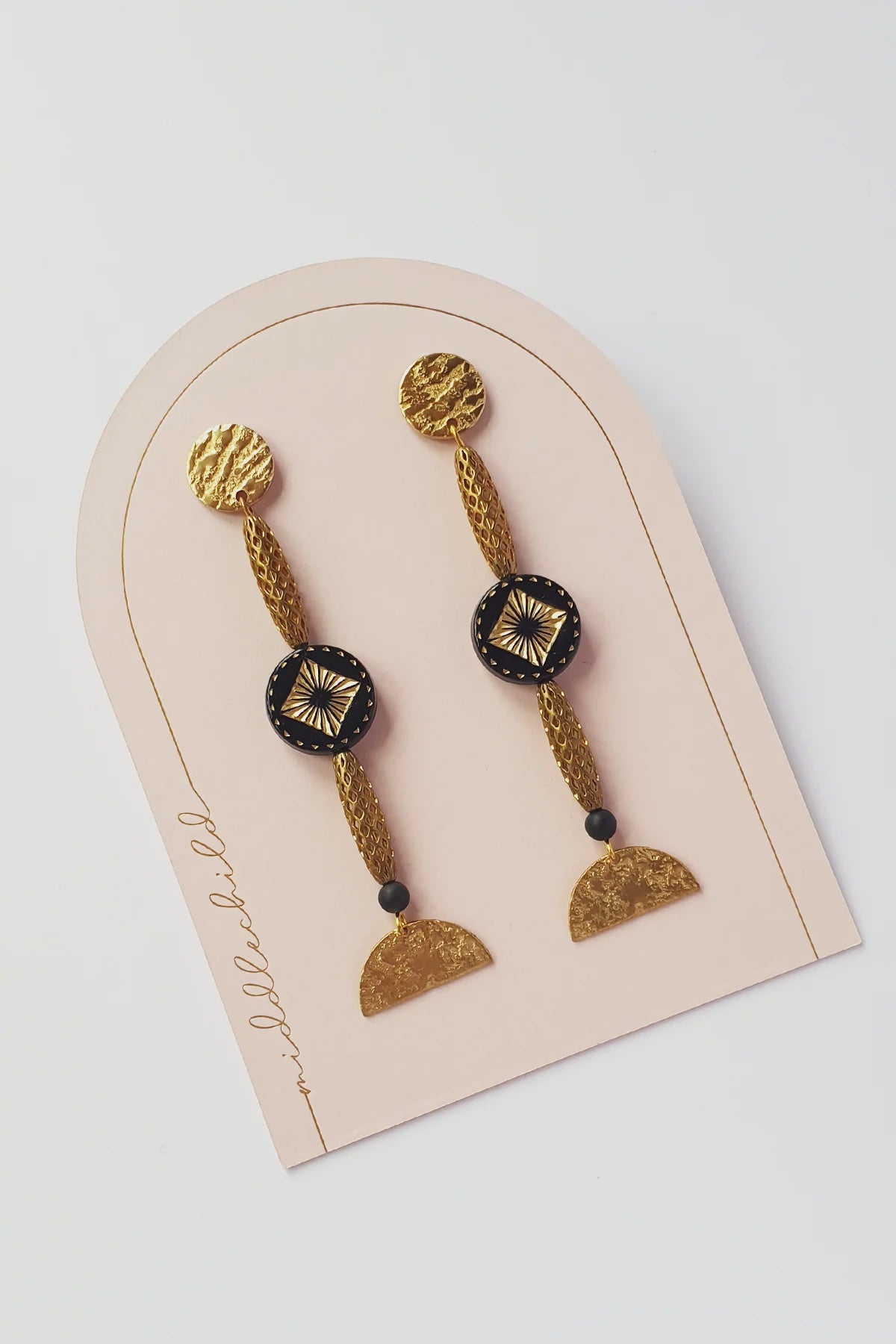 Solstice Earrings - Black