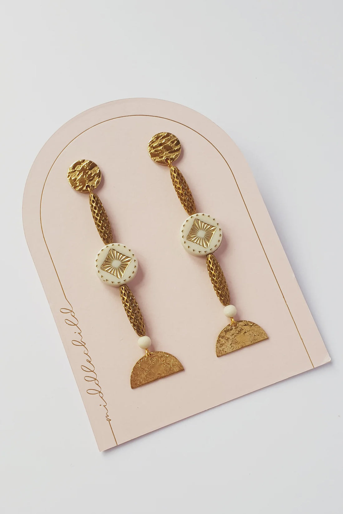 Solstice Earrings - Ivory