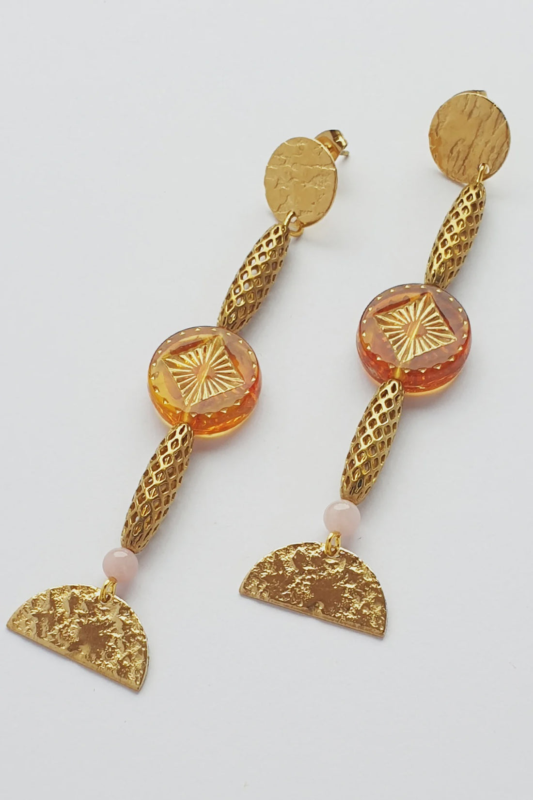 Solstice Earrings - Topaz