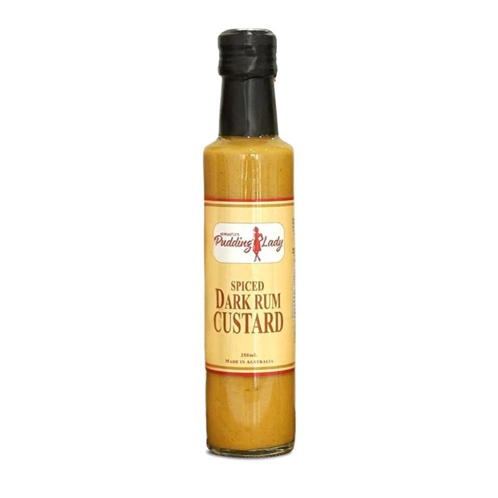 Pudding Lady Brandy Custard Sauces 250g - Spiced Dark Rum
