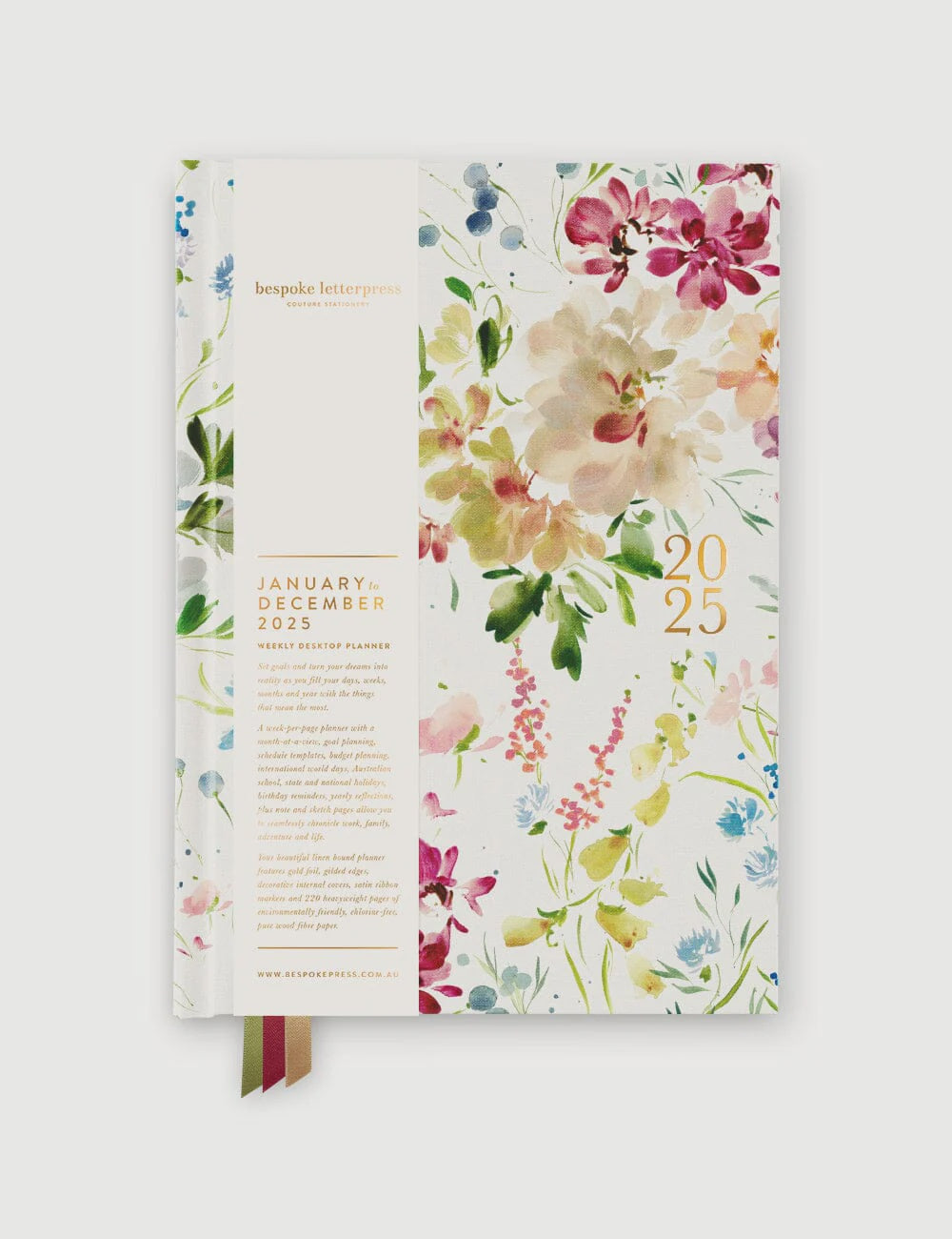 Spring Blooms Desktop 2025 Planner