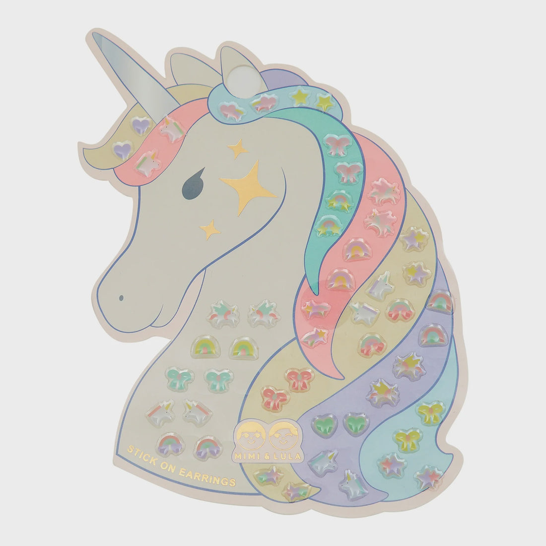 Unicorn Stick On Earrings
