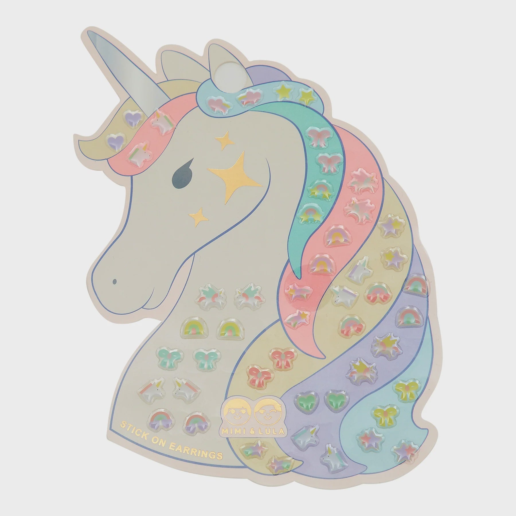 Unicorn Stick On Earrings