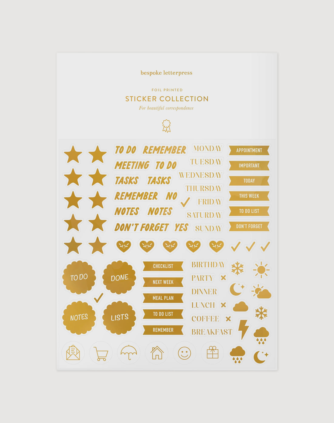 Planner Sticker Sheet - Planning Icons