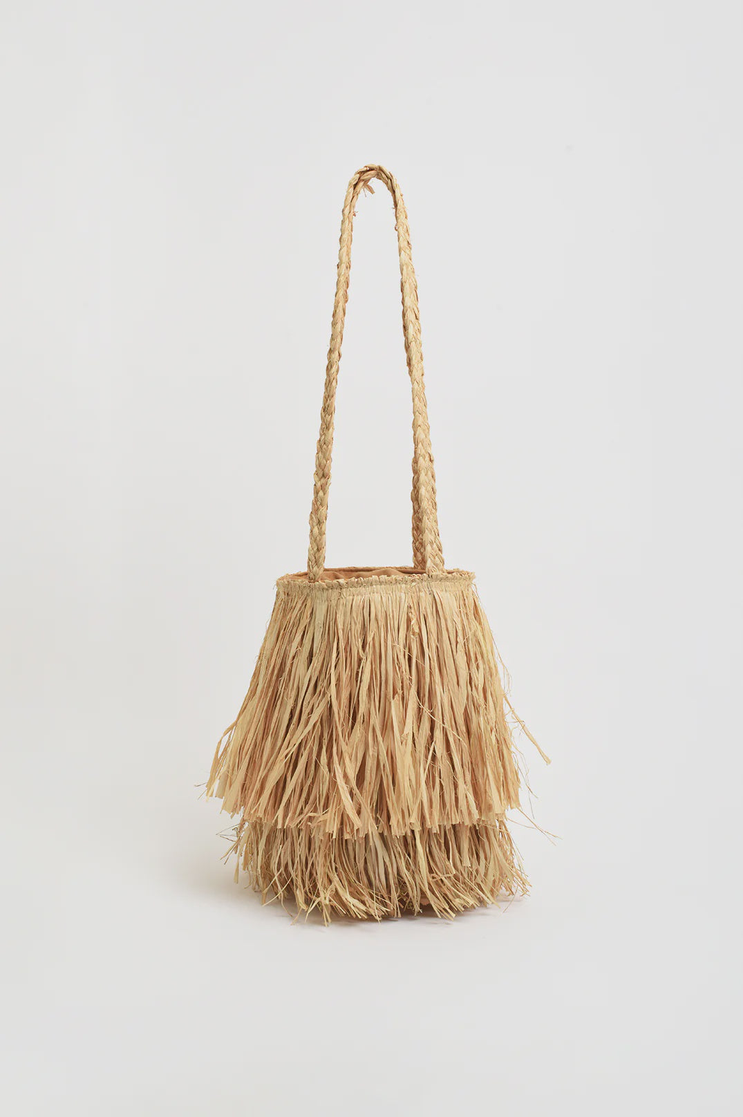 Straw Plait Handle Basket