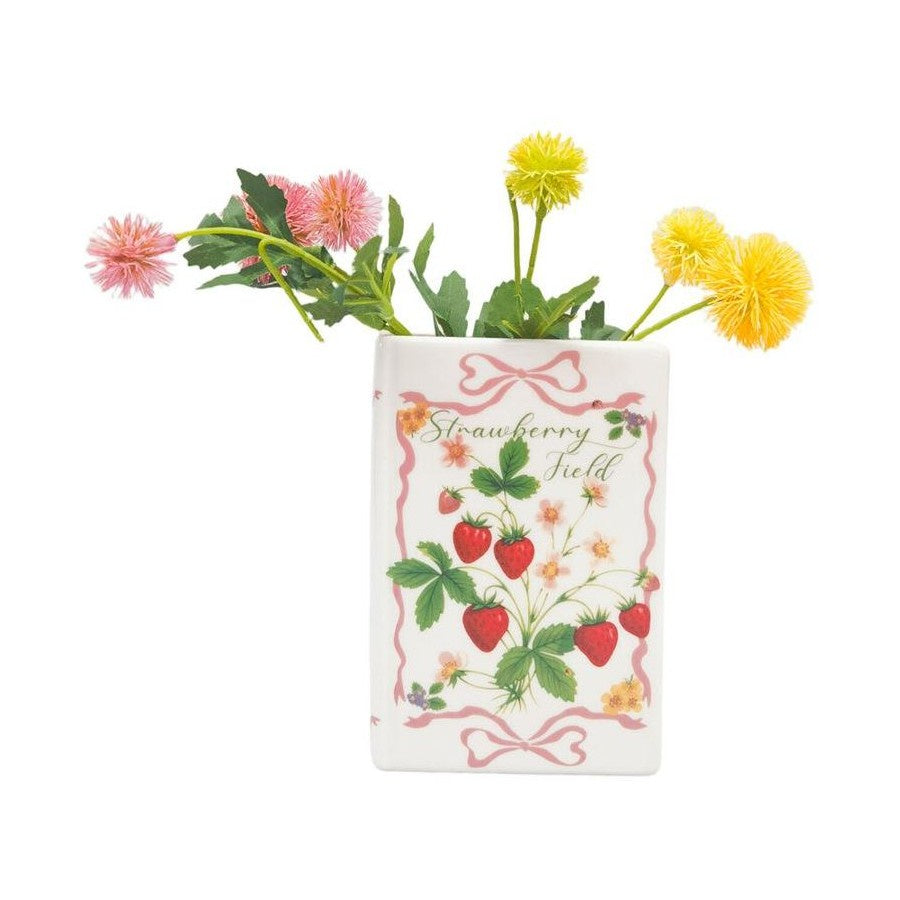 Strawberry Fields Book Vase