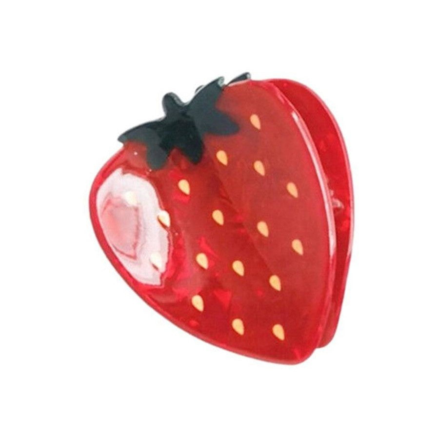 Strawberry Green Claw Clip