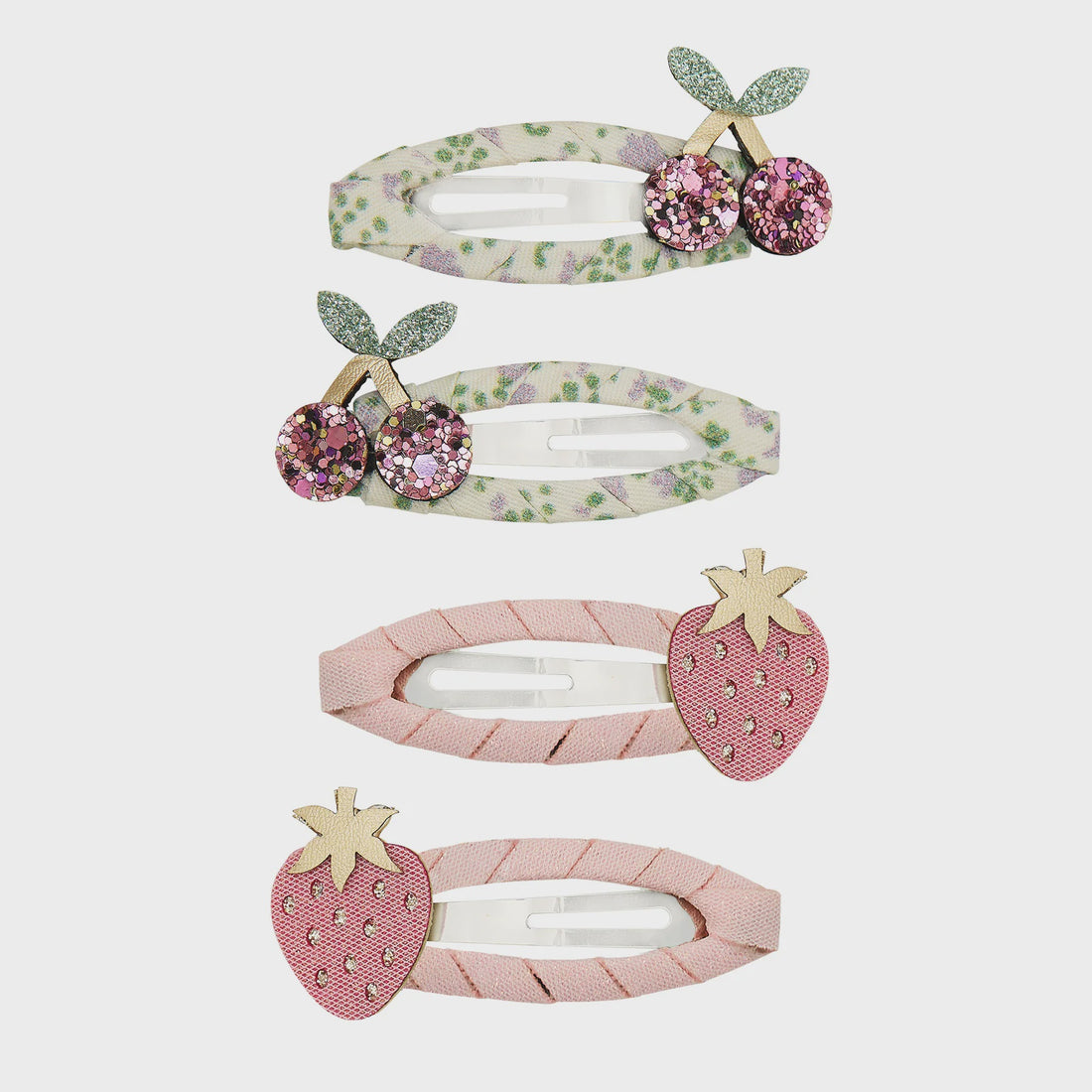 Summer Fruit Clic Clac Clips - Set of 4