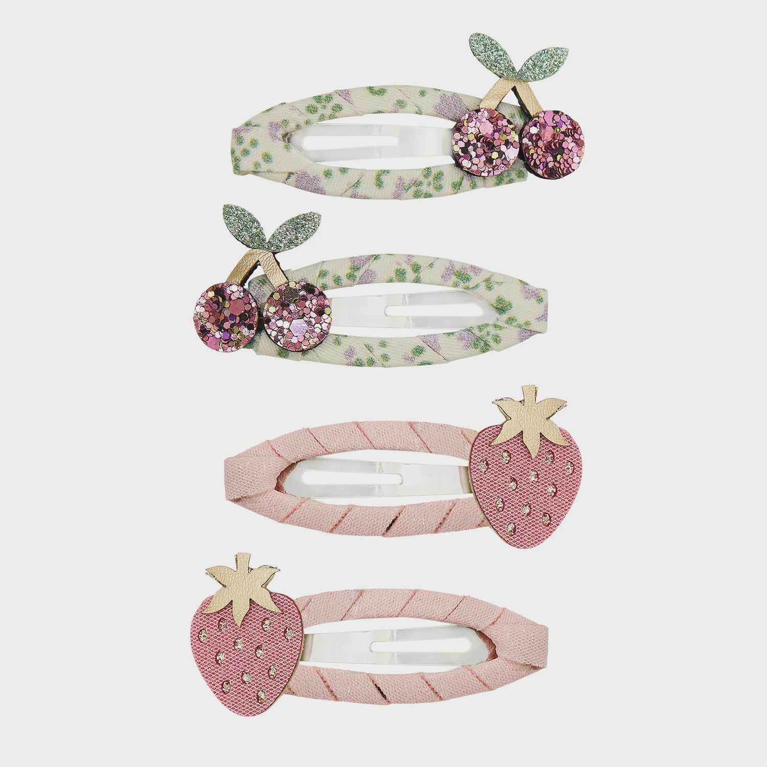 Summer Fruit Clic Clac Clips - Set of 4