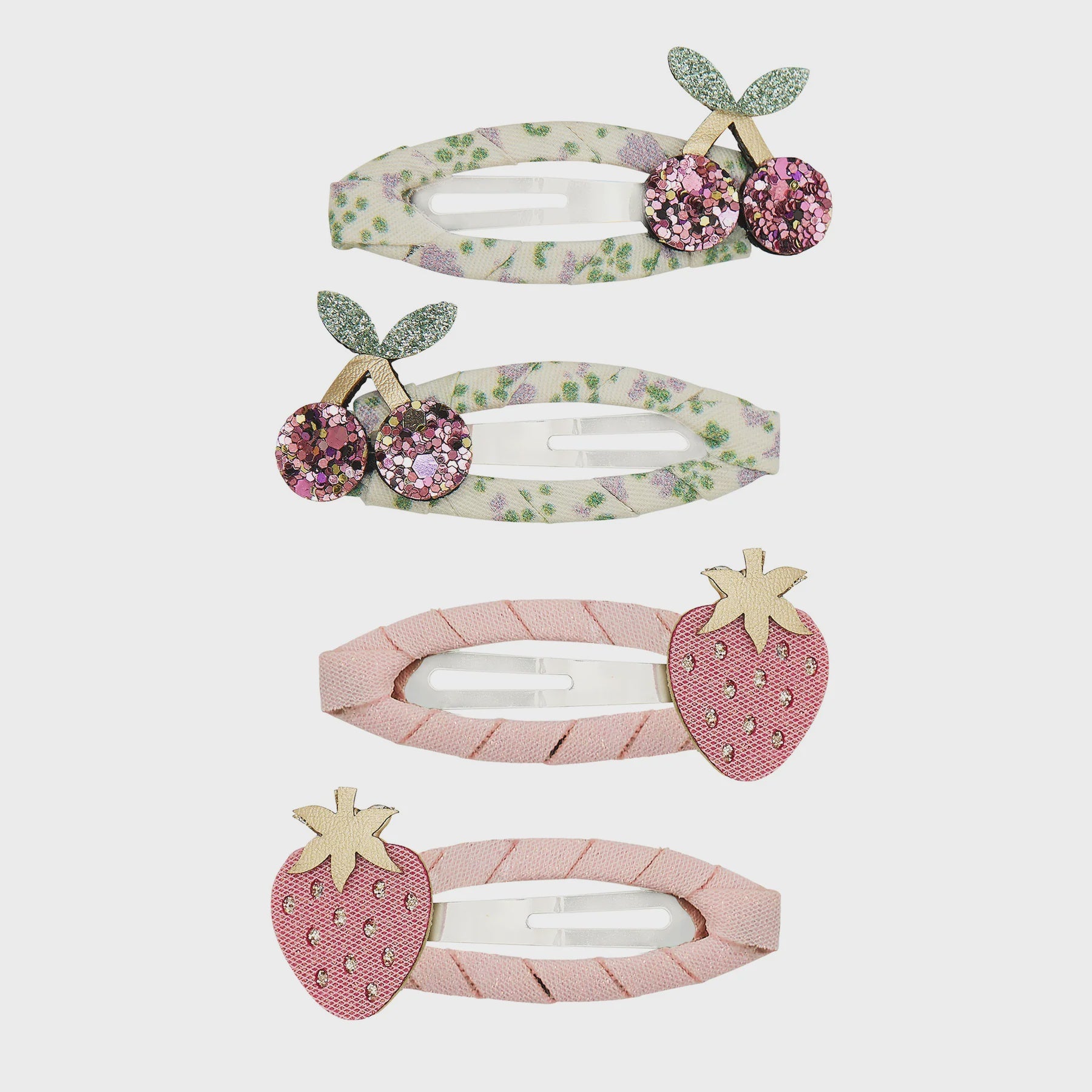 Summer Fruit Clic Clac Clips - Set of 4