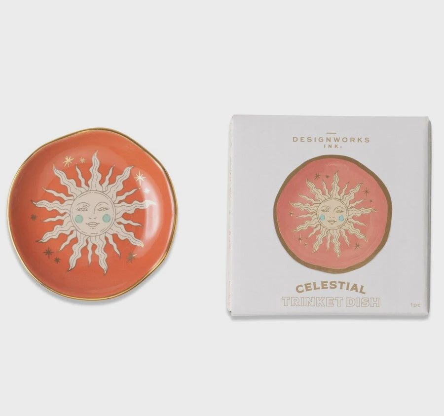 Terracotta Sun Trinket Dish