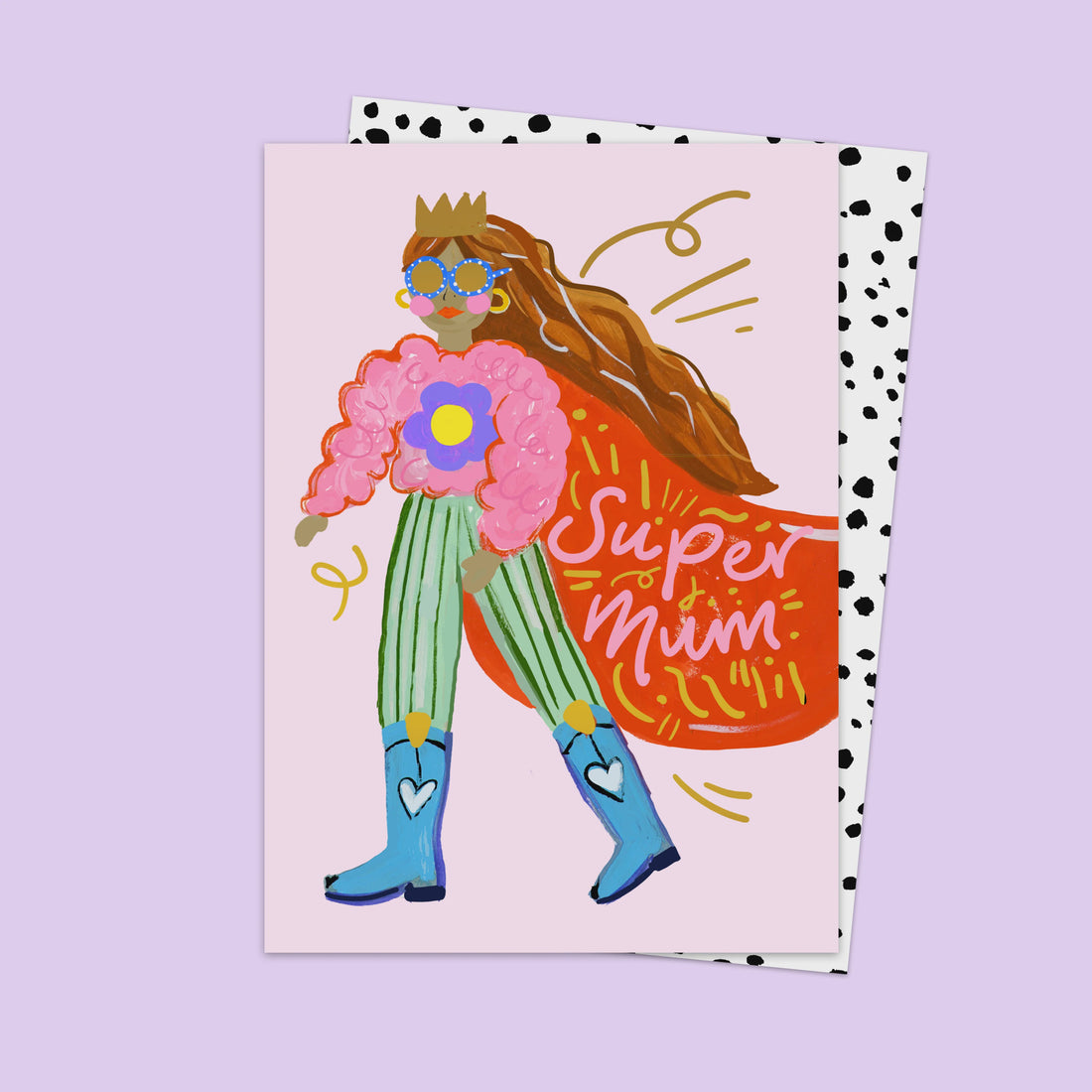 Super Mum Greeting Card