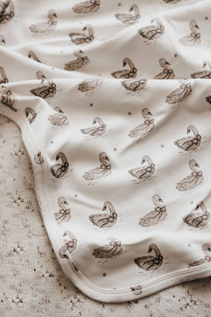 Sienna Swan Jersey Swaddle