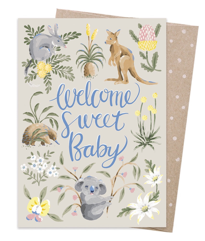 Sweet Baby Wildlife Greeting Card