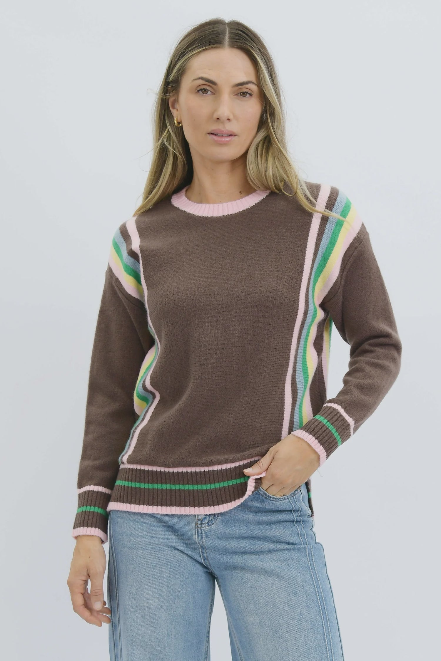 Tatum Retro Stripe Knit
