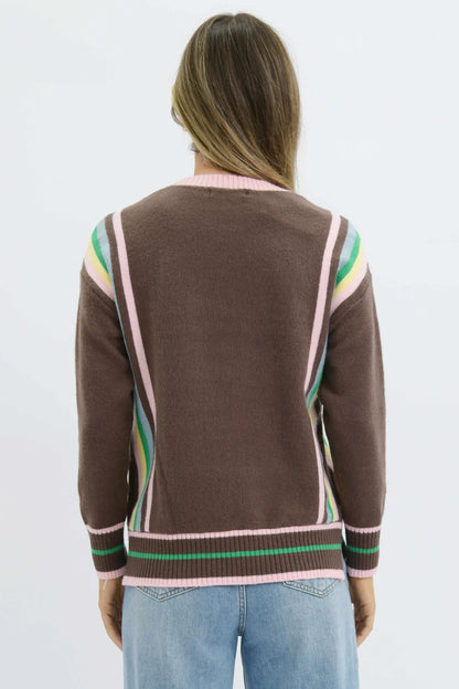 Tatum Retro Stripe Knit
