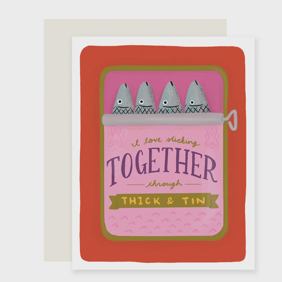 Love Sticking Together Greeting Card