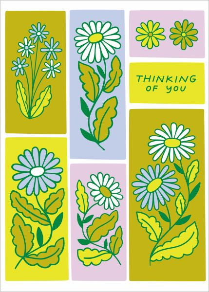 Thinking of You Floral Greeting Card