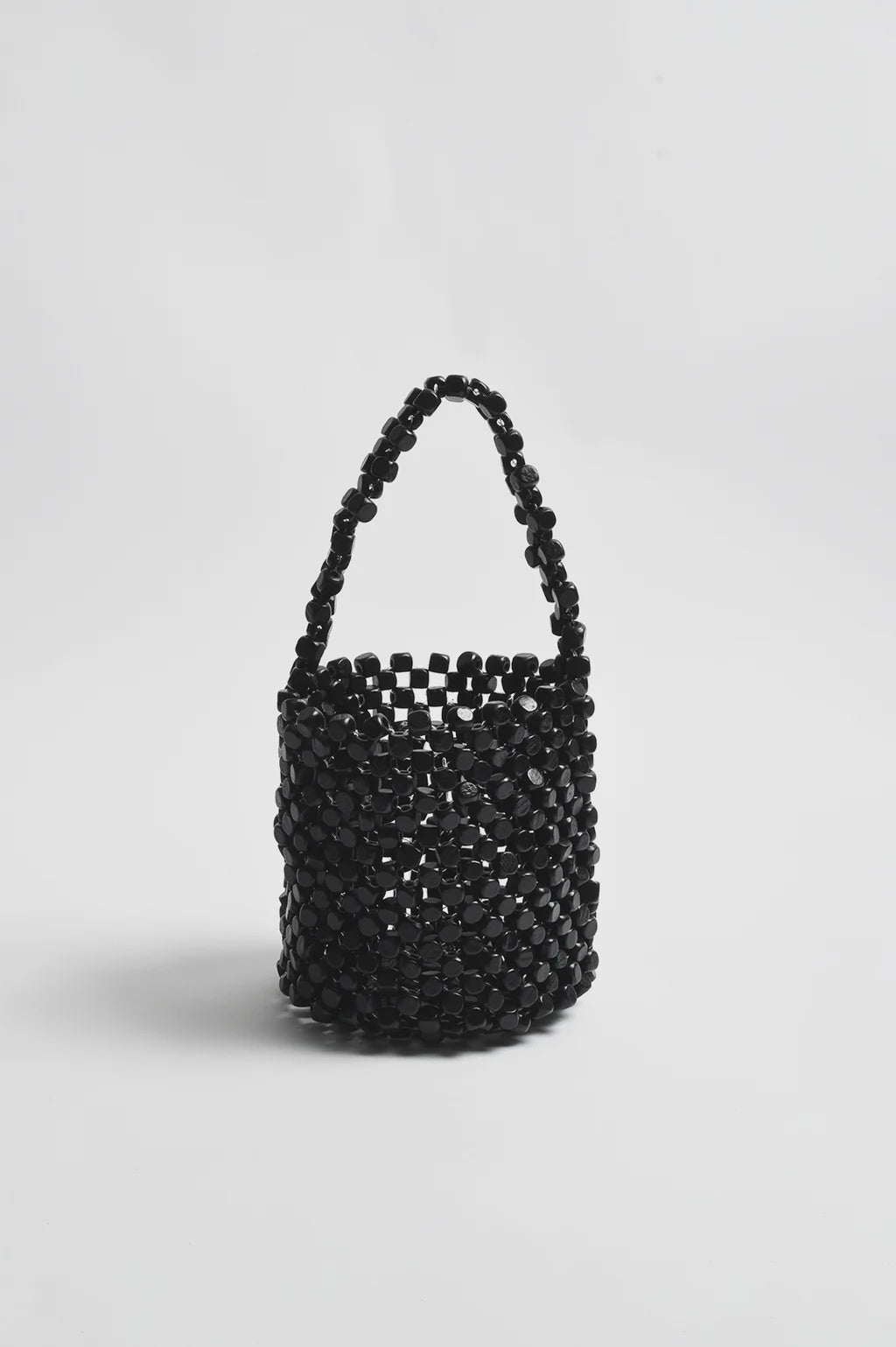 Timber Beads Mini Bucket Bag
