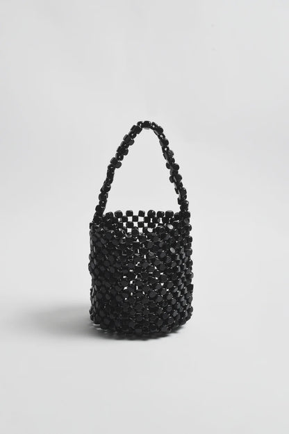 Timber Beads Mini Bucket Bag