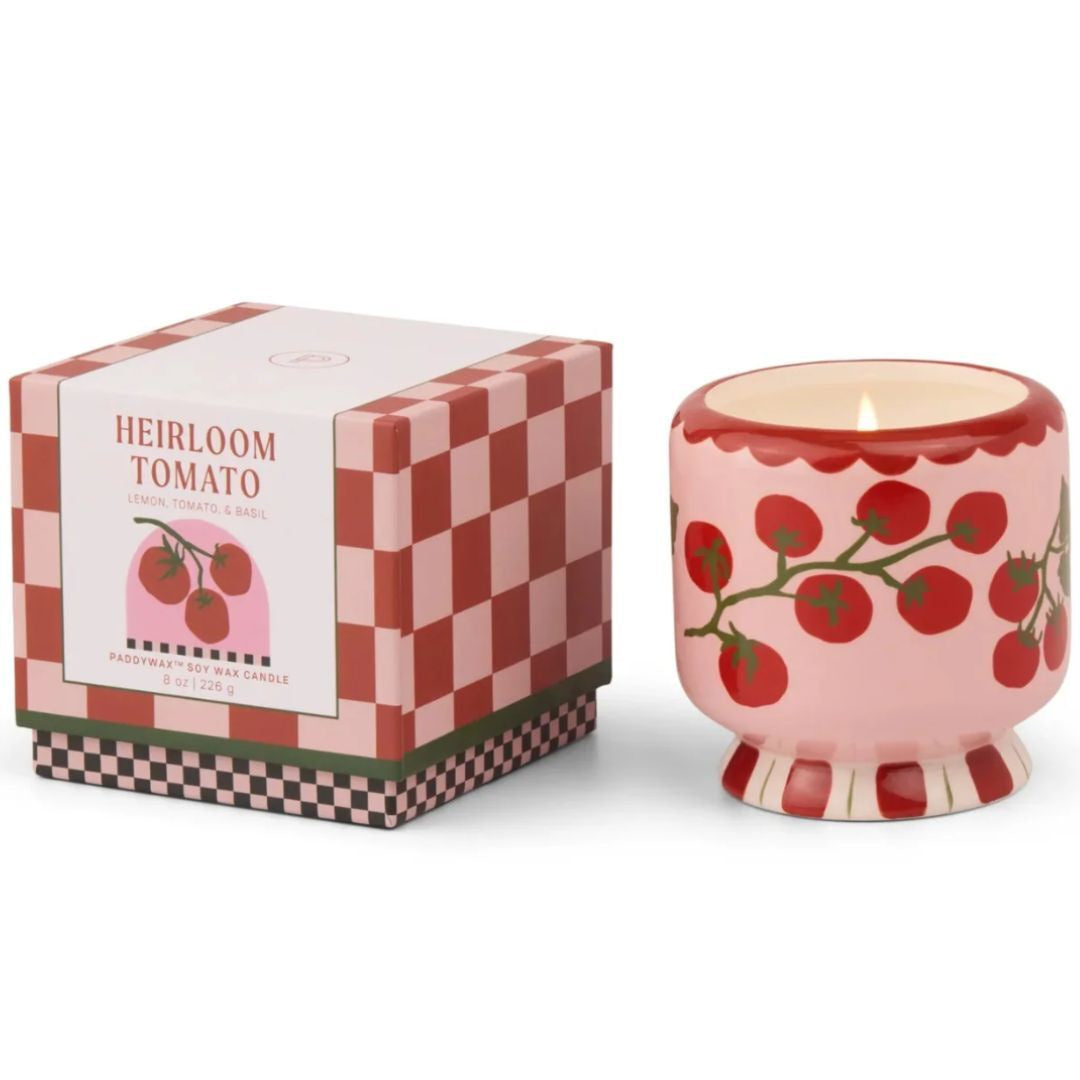 Vine Ceramic Candle - Heirloom Tomato