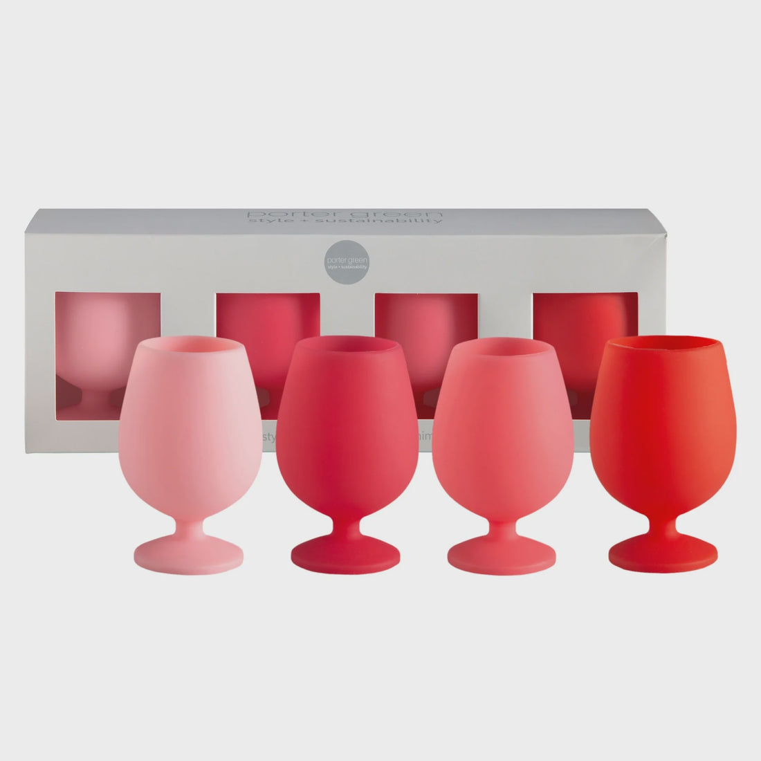 Stemm Silicone Wine Glasses - Tonni Caldi Set of 4