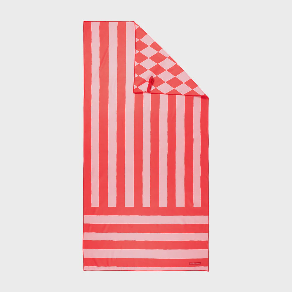 Sand Free Towel - Red Stripe