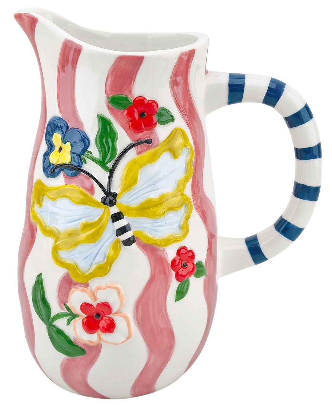 Tropical Butterfly Jug 22cm