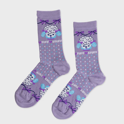 Tuff Stuff Poodle Crew Socks