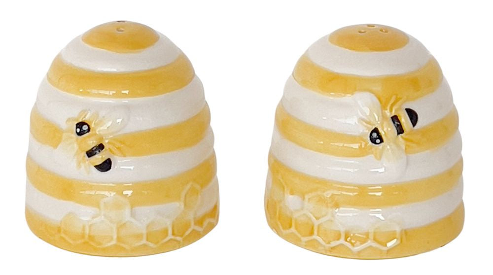 Bee Hive Salt &amp; Pepper Shakers