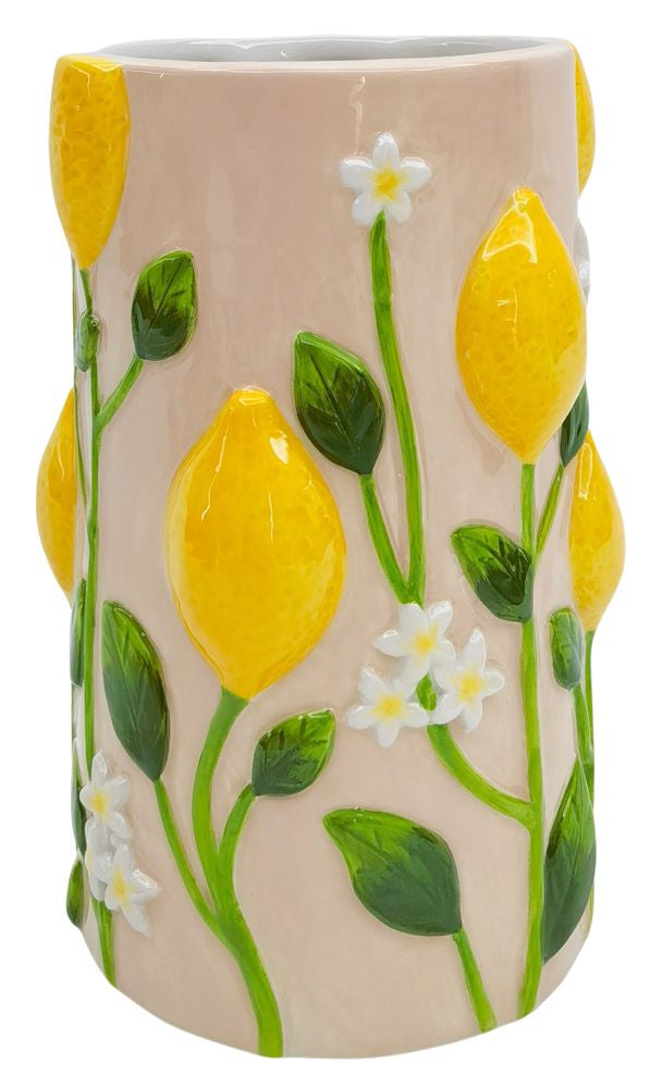 Tuscan Lemon Vase Pink