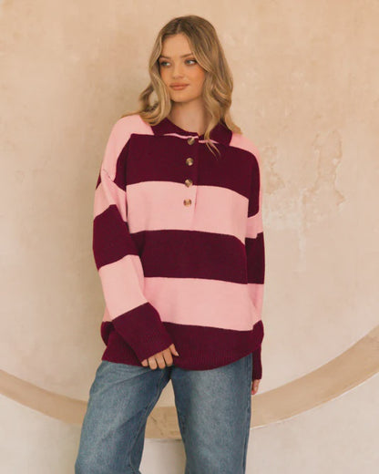 Valentina Stripe Jumper