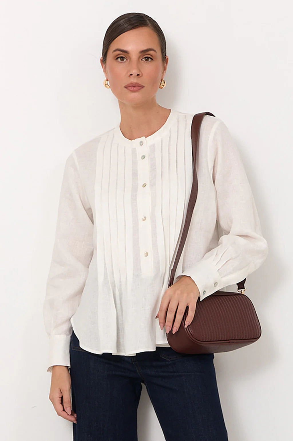 Valeria Crossbody Bag - Chocolate