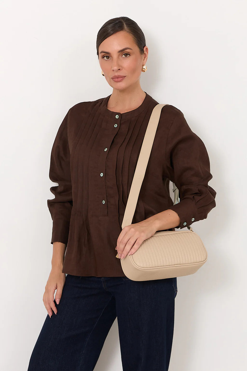 Valeria Crossbody Bag - Stone