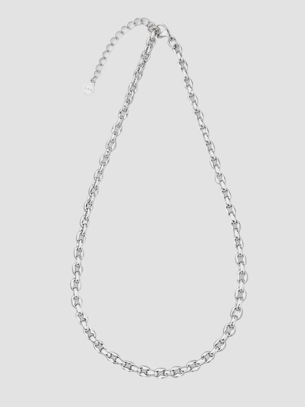 Vantage Rope Sterling Silver Plated Necklace